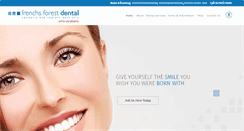 Desktop Screenshot of frenchsforestdental.com.au